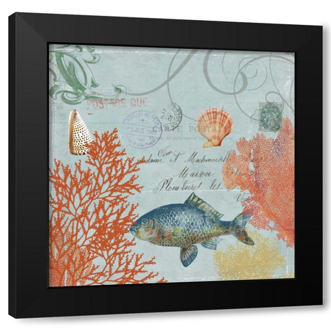 Under the Sea I - Mini Black Modern Wood Framed Art Print by Wilson, Aimee