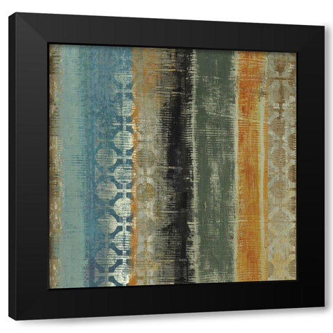 Tribal Moderne I Black Modern Wood Framed Art Print with Double Matting by Wilson, Aimee