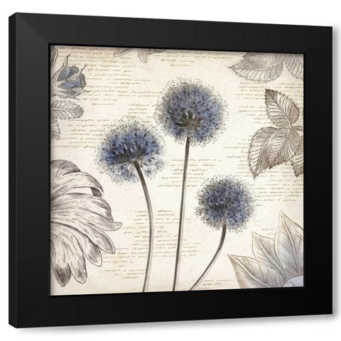 Blushing Blue I - Mini Black Modern Wood Framed Art Print by Wilson, Aimee