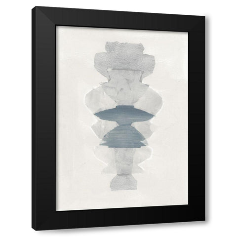 Amphora II Black Modern Wood Framed Art Print by Cartissi