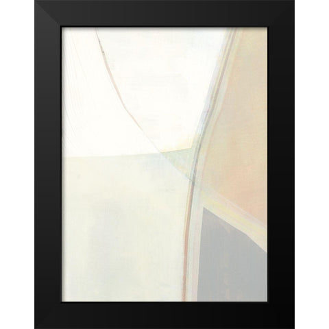 In Neutral II Black Modern Wood Framed Art Print by Cartissi