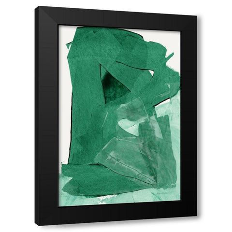 Drag I Black Modern Wood Framed Art Print with Double Matting by Cartissi