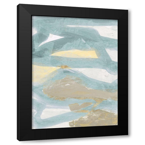 Pale Light II Black Modern Wood Framed Art Print by Cartissi