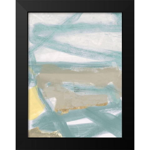 Pale Light III Black Modern Wood Framed Art Print by Cartissi