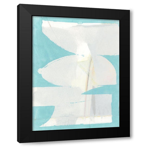 Carve I  Black Modern Wood Framed Art Print with Double Matting by Cartissi