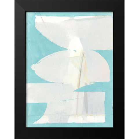 Carve I  Black Modern Wood Framed Art Print by Cartissi