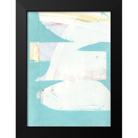 Carve II  Black Modern Wood Framed Art Print by Cartissi