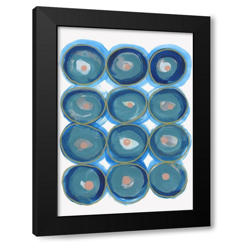 Forever and Always I  Black Modern Wood Framed Art Print by Cartissi