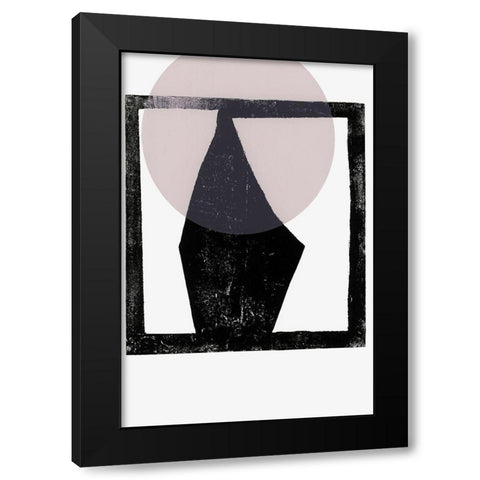Blushing Aura  Black Modern Wood Framed Art Print by Cartissi