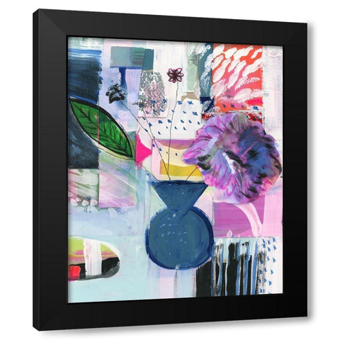 Vivid Moment II Black Modern Wood Framed Art Print with Double Matting by Cartissi