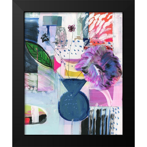 Vivid Moment II Black Modern Wood Framed Art Print by Cartissi