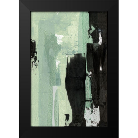 Tonal Energy  Black Modern Wood Framed Art Print by Cartissi