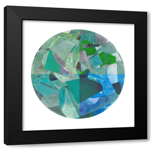 New Millennium I Black Modern Wood Framed Art Print by Cartissi