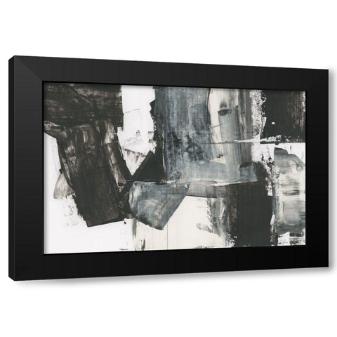 Rave Review II Black Modern Wood Framed Art Print by Cartissi