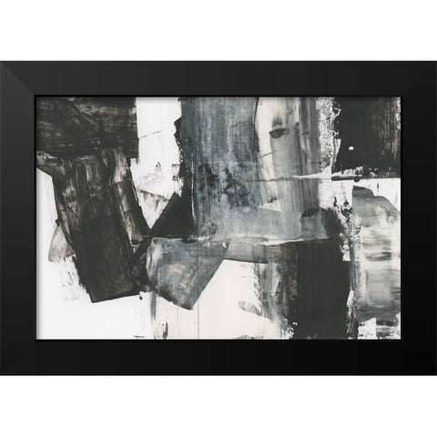 Rave Review II Black Modern Wood Framed Art Print by Cartissi