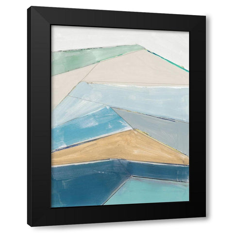 Sailors Cliffs I  Black Modern Wood Framed Art Print with Double Matting by Cartissi