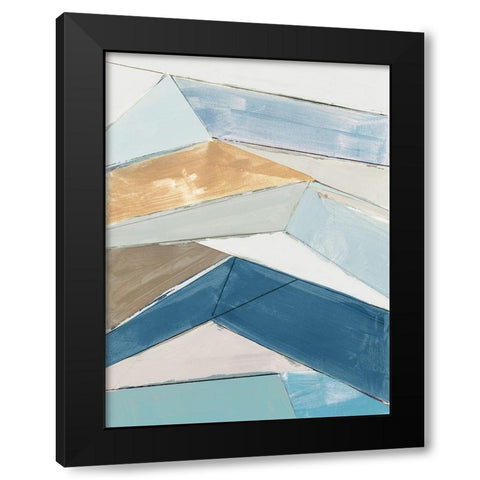 Sailors Cliffs II  Black Modern Wood Framed Art Print by Cartissi