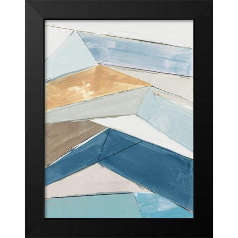 Sailors Cliffs II  Black Modern Wood Framed Art Print by Cartissi