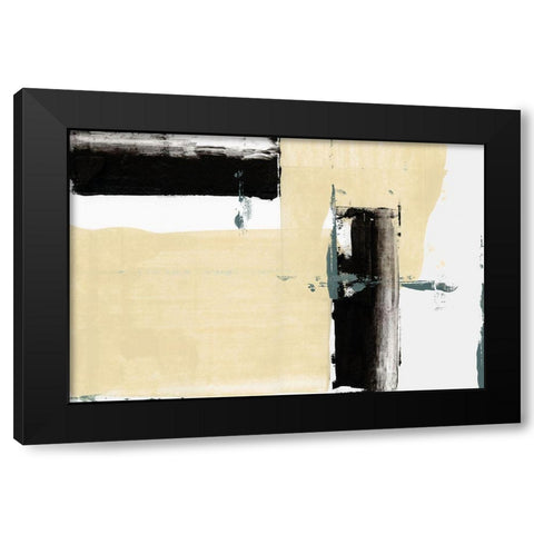 Simple Things II Black Modern Wood Framed Art Print with Double Matting by cartissi