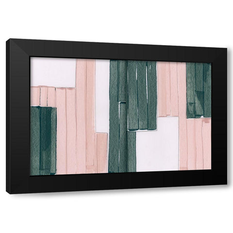 Stop Motion Black Modern Wood Framed Art Print by Cartissi