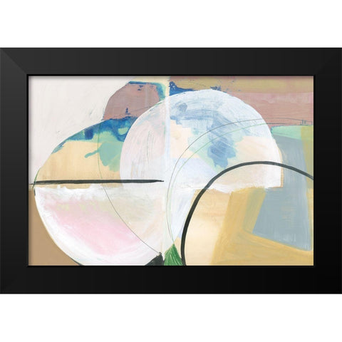 Californa Love I  Black Modern Wood Framed Art Print by Cartissi