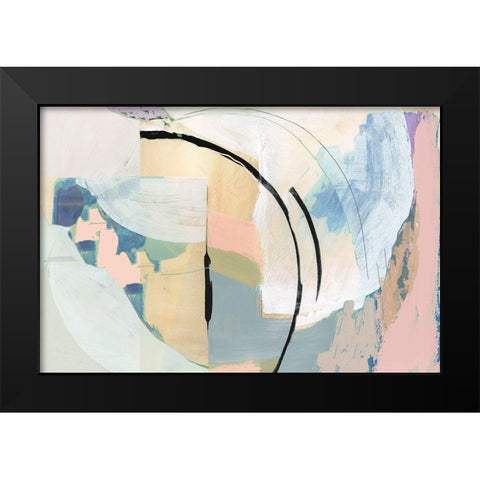 Californa Love II Black Modern Wood Framed Art Print by Cartissi