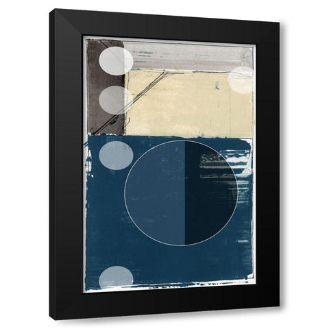 Bluff Block I  Black Modern Wood Framed Art Print by cartissi