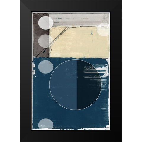 Bluff Block I  Black Modern Wood Framed Art Print by cartissi