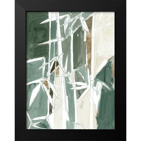 Blink White Gold I  Black Modern Wood Framed Art Print by Cartissi