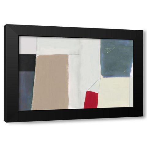 Tonic Techno I  Black Modern Wood Framed Art Print with Double Matting by Cartissi
