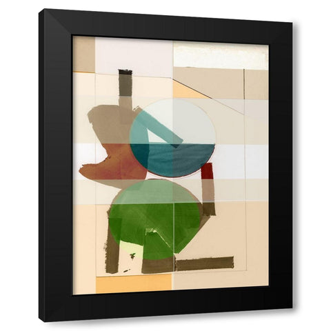 Earthly I  Black Modern Wood Framed Art Print by Cartissi
