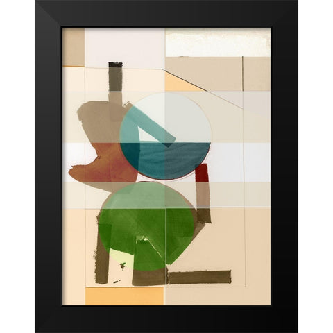 Earthly I  Black Modern Wood Framed Art Print by Cartissi