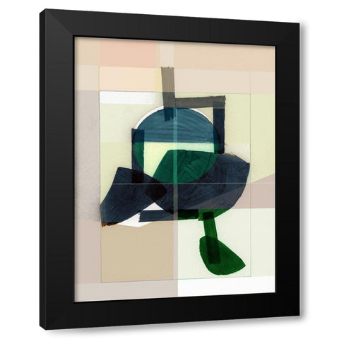 Earthly II Black Modern Wood Framed Art Print by Cartissi