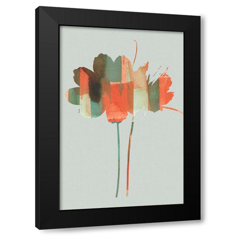 Pastel Union II  Black Modern Wood Framed Art Print with Double Matting by Cartissi