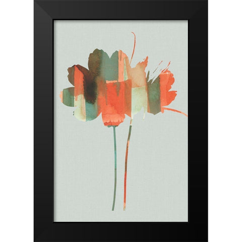 Pastel Union II  Black Modern Wood Framed Art Print by Cartissi