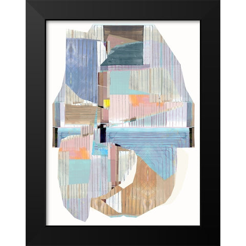 Bright Romance II Black Modern Wood Framed Art Print by Cartissi