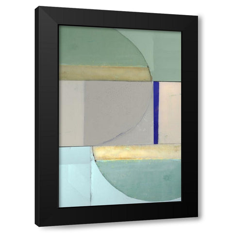 Signals I Black Modern Wood Framed Art Print with Double Matting by Cartissi