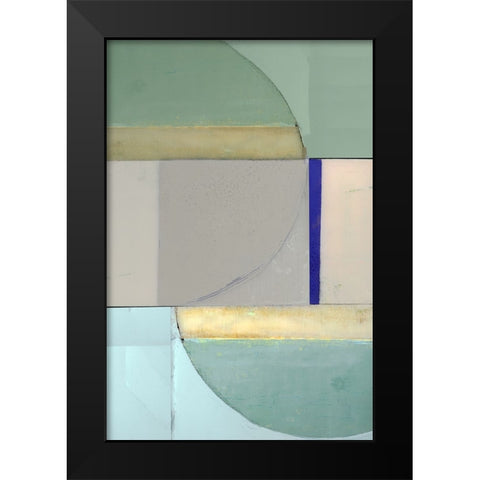 Signals I Black Modern Wood Framed Art Print by Cartissi