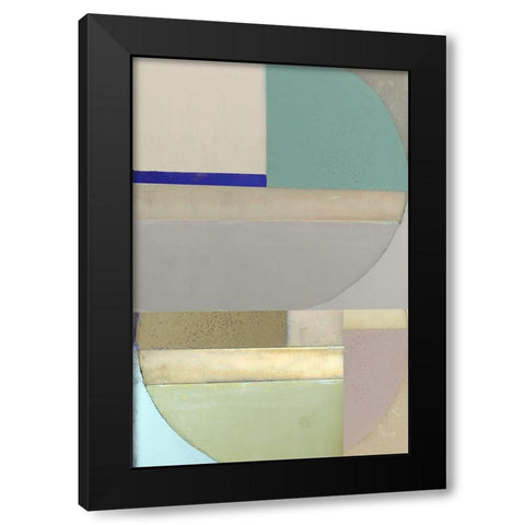 Signals II Black Modern Wood Framed Art Print with Double Matting by Cartissi