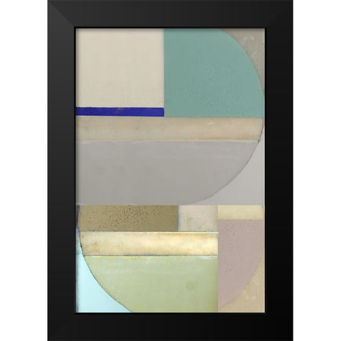 Signals II Black Modern Wood Framed Art Print by Cartissi