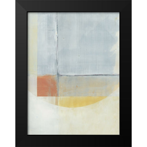 White Cornish Walls I Black Modern Wood Framed Art Print by Cartissi