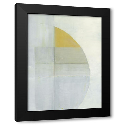 White Cornish Walls II Black Modern Wood Framed Art Print with Double Matting by Cartissi