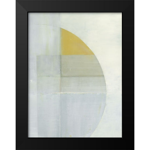 White Cornish Walls II Black Modern Wood Framed Art Print by Cartissi