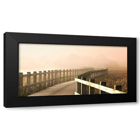 Londal â€“ The Path Gets Brighter Black Modern Wood Framed Art Print with Double Matting by 1x