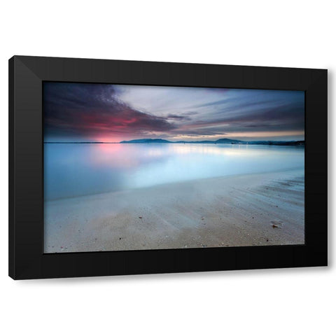 Read the signs Black Modern Wood Framed Art Print by David
