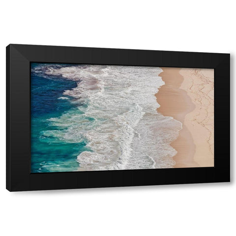 Feldtkeller - Where the Ocean Ends Black Modern Wood Framed Art Print by 1x