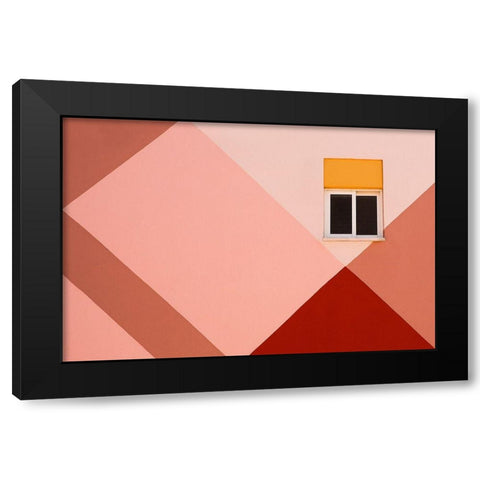Untitled Black Modern Wood Framed Art Print with Double Matting by Schuster