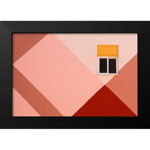 Untitled Black Modern Wood Framed Art Print by Schuster