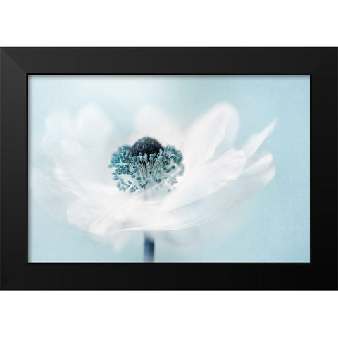 Candy Floss Black Modern Wood Framed Art Print by Parker