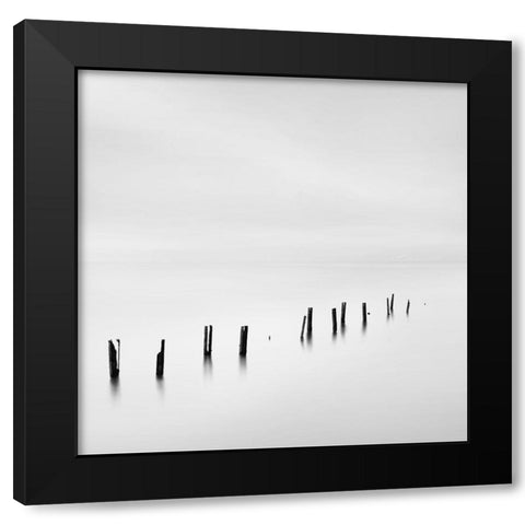 Digalakis - As  Time Goes By Black Modern Wood Framed Art Print with Double Matting by 1x